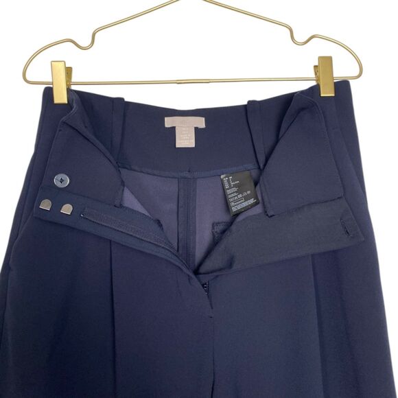 H&M Women's Tailored Blue Ankle Pants - Size US 6 (WP401) - Picture 4 of 9